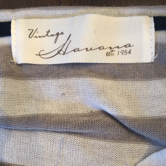 Vintage Havana Distressed striped loose fit long sleeved comfy sweater - Picture 8 of 10